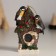Souvenir Polystone Suspension "Sinichi on the birdhouse" 6.5x4x9.5 cm
