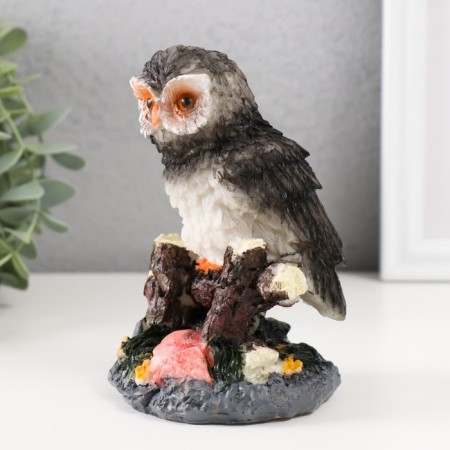 Polystone souvenir "Filin on a rocky hillock" 8x8.5x12.5 cm-1
