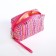 Lightning cosmetic bag, raspberry color