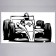 Stick plastic interior color "Racing Bolid" 34x58 cm