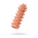 Nozzle with additional stimulation, realistic, TPR, bodily, 12.7 cm