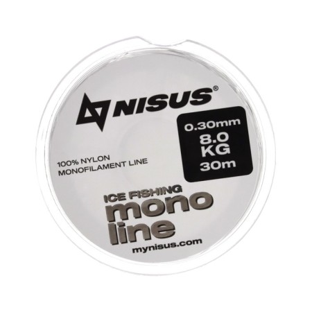 NISUS Monoline Universal Flacks, diameter 0.30 mm, test 8 kg, 30 m, transparent-1