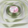 Satin tape, 20 mm × 23 ± 1 m, pistachio color No. 65