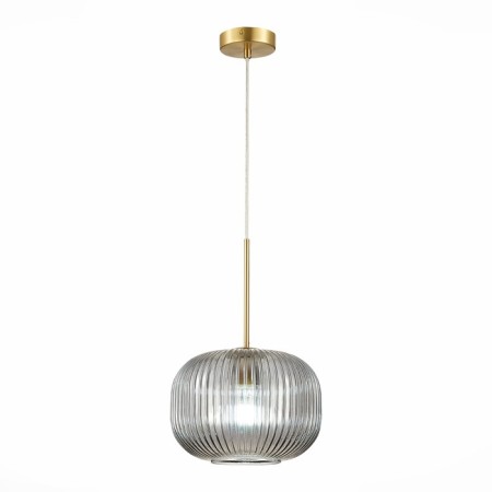 STL LUCE Sus. SL1154.303.01. Gran. 1x60 W, E27, 24.5x24.5x38 cm, brass color-3