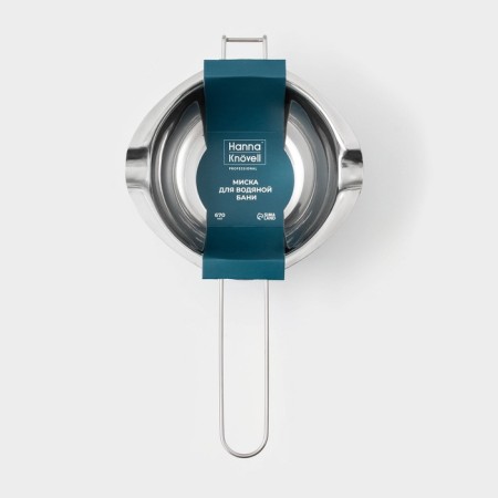 A stainless steel bowl for the Hanna Knövell water bath, 670 ml, 16 × 7 cm-4