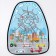 Protective seat cover - Perenopinai "Labyrinth Transport" 610x460 mm
