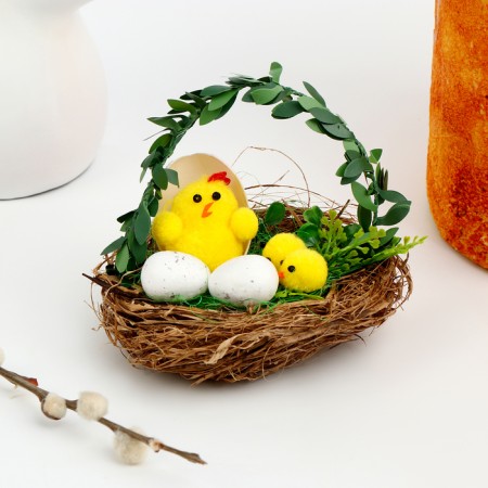 Easter decor "Chickens" 11 × 11 × 12 cm