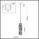 Suspension Straza LED 10W 4000k