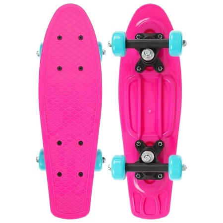 Penniboard Onlitop, 42x12 cm, PVC 50 mm wheels, plastic frame, pink color-1