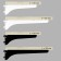 Shelf shelf of wall -mounted rack 660 × 390 × 25 mm, maple color