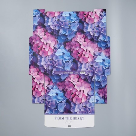 Gift folding box, packaging, hydrangea, 31 x 24.5 x 8 cm-6
