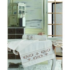 Terry towel Sofi de Marko Viste, 550 gr, size 70x140 cm, color cream
