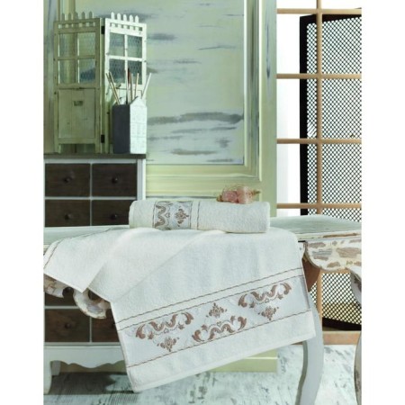 Terry towel Sofi de Marko Viste, 550 gr, size 70x140 cm, color cream