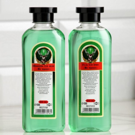 Set of shower gel and shampoo "on herbs" 300 ml-1