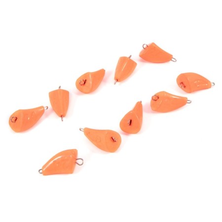 Cargo of a bullet exentrik painted pissy Yaman 10 pcs., 24 g, orange-3