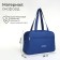 Sports bag, textura, small size, blue color