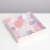 Cookie box, confectionery packaging with PVC lid, “abstraction”, 15 x 15 x 3 cm