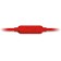Headphones JBL T110, vacuum, microphone, 100DB, 16 Ohm, 3.5 mm, 1.2 m, red