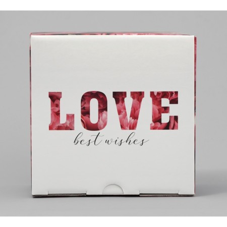 Gift folding box, packaging, "love", 15 x 15 x 7 cm-4