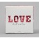 Gift folding box, packaging, "love", 15 x 15 x 7 cm