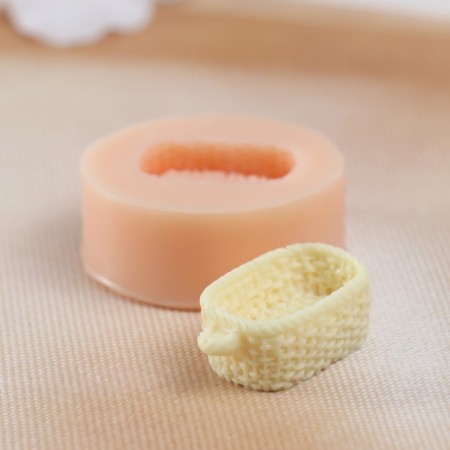 Silicone Mold "Basket" 3x1.6x1 cm-1