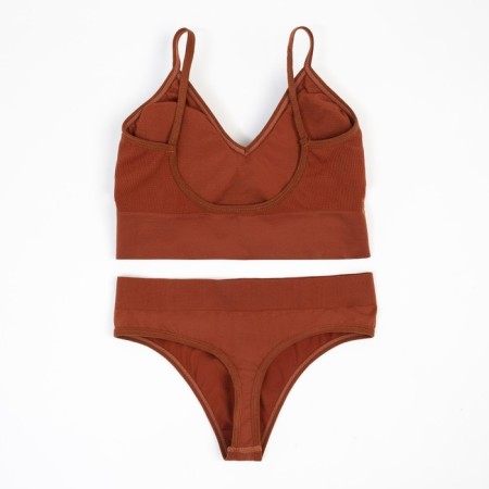 Female set (top, panties) 118 Brown color, rr 42-44-7