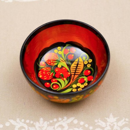 Saladnik, Small, 11 × 6 cm, Khokhloma-4
