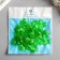 Decor for creativity plastic "Maple leaf" set 40 pcs 2.2x2.2 cm