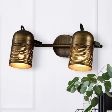 Lamp wall-flowing spot Rivoli Lamia 2he27, 40 watts with a switch with a switch-3
