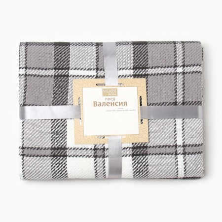 Valencia plaid 140x200cm, 03/Babble, Bel/Smoke/T.SER, HL 50%, PE 30%, pan 20%-3