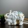 Pigger "Elephant with Elephant" Golden, 16x33x25cm Mix