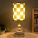 Board lamp "Chess style" E27 40W white-gold 14x14x40 cm Risalux