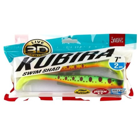 Vibro -highs LJ 3D Series Kubira Swim Shad 7.0in (17.50)/PG19 2pcs.-2
