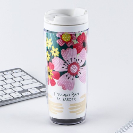 Gift set "Best Educator": A5 Diary, 80 sheets, thermostatic 350 ml-1