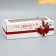 Box for confectionery products with a “happy New Year” window, 26 x 10 x 8 cm, New Year