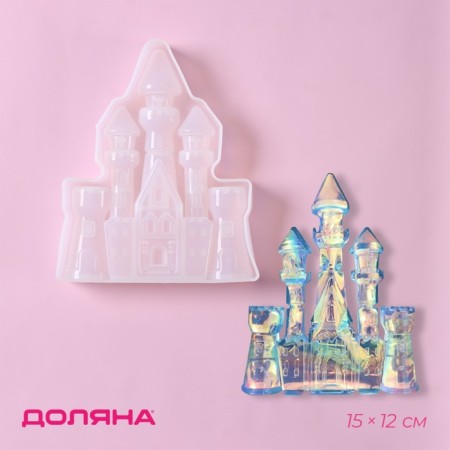 Mold Dolyana "Fairy Tale", silicone, 15 × 12 × 2 cm, white color