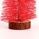 New Year's decor "Fir tree in pink with sparkles" 8 × 8 × 20 cm