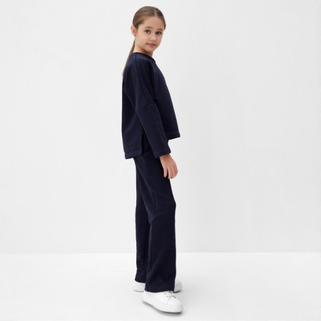 Svitshot Children's Minaku, dark blue color, height 128 cm-3