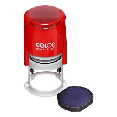 Equipment for round printing automatic Colop Printer R40, diameter 41.5 mm, with a lid, mix-9