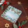 Cookie box, confectionery packaging, "bullfinch", 18 x 18 x 3 cm, new year