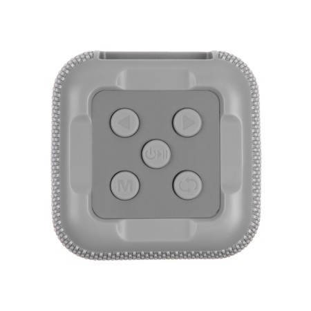 Portable column F68, 5 W, 600 mAh, backlight. Micro SD, gray-2