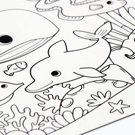 Magnet Coloring Magnes-Magic "Sea Residents", 14.8 × 21 cm-3