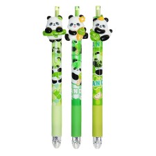 Handle gel machine washed ink, 0.5 mm, blue rod, panda mix