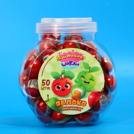 Chewing gum with sour filling “Brush Bubble! Balls apple ", 10 g-3