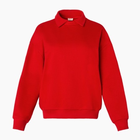 Jumper female minku: Casual Collection Red color, rr 48-7