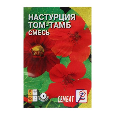 Flower seeds Nasturtium "Tom-Tamb", a mixture of 0.5 g