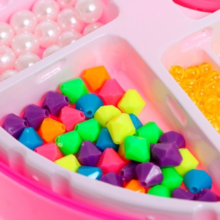 Set for beadwork "Bright jewelry" in the suitcase-11