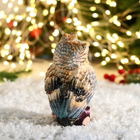 Christmas tree decoration "Owl" 14 cm-1