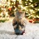 Christmas tree decoration "Owl" 14 cm