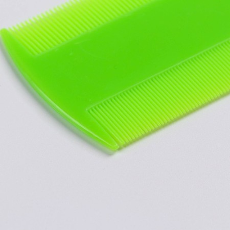 Combing combing combination of fleas, 8.8 x 5.2 cm, light green-1